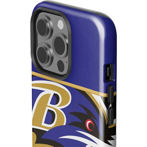 NFL Baltimore Ravens Zone Block iPhone 15 Pro Impact Case