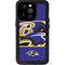 NFL Baltimore Ravens Zone Block iPhone 15 Pro Waterproof Case