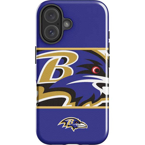 NFL Baltimore Ravens Zone Block iPhone 16 Impact Case