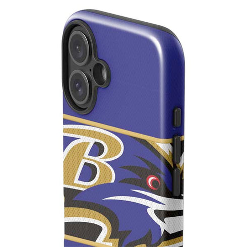 NFL Baltimore Ravens Zone Block iPhone 16 Impact Case