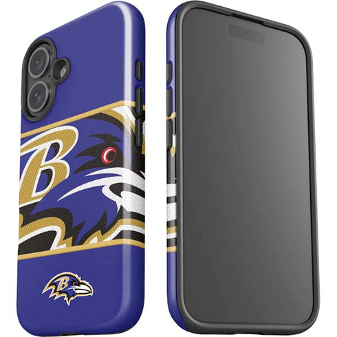 NFL Baltimore Ravens Zone Block iPhone 16 Plus Impact Case