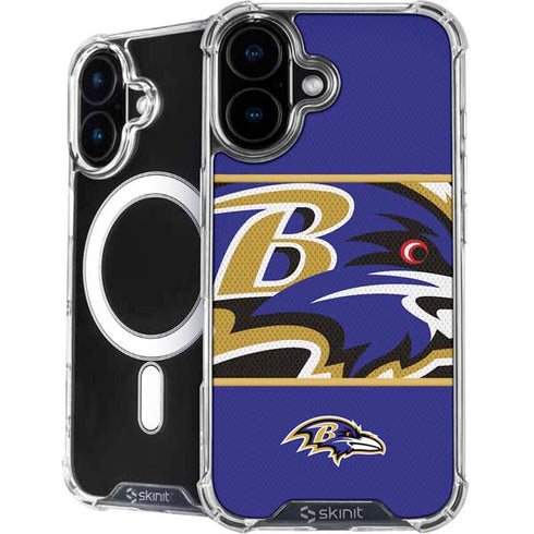 NFL Baltimore Ravens Zone Block iPhone 16 Plus MagSafe Case