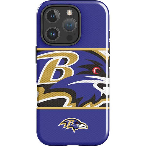 NFL Baltimore Ravens Zone Block iPhone 16 Pro Impact Case