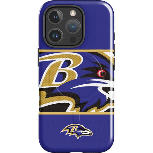 NFL Baltimore Ravens Zone Block iPhone 16 Pro Magsafe Impact Case