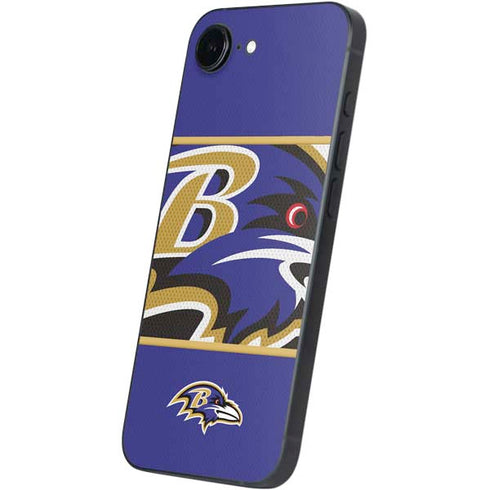NFL Baltimore Ravens Zone Block iPhone 16e Skin