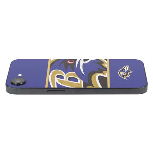 NFL Baltimore Ravens Zone Block iPhone 16e Skin