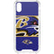 NFL Baltimore Ravens Zone Block iPhone XS Clear Case