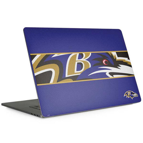 NFL Baltimore Ravens Zone Block MacBook Skins