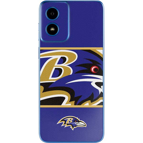 NFL Baltimore Ravens Zone Block Moto G Play 4G (2024) Skin