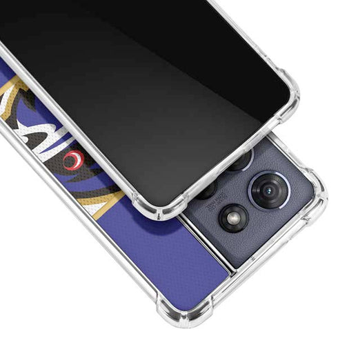 NFL Baltimore Ravens Zone Block Moto G Stylus 5G (2025) Clear Case