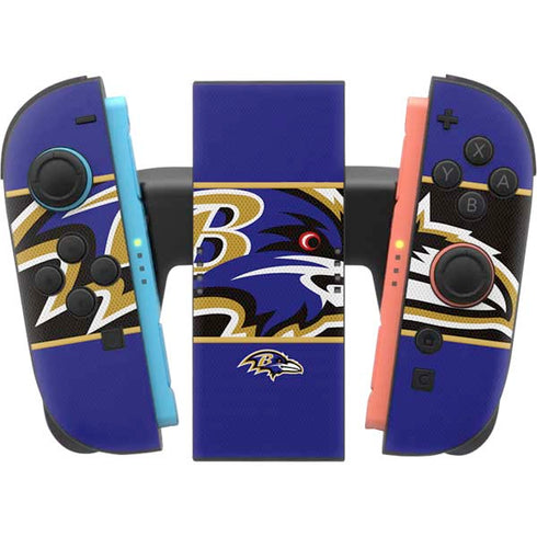 NFL Baltimore Ravens Zone Block Nintendo Switch 2 (2025) Joy-Con Controller Skin