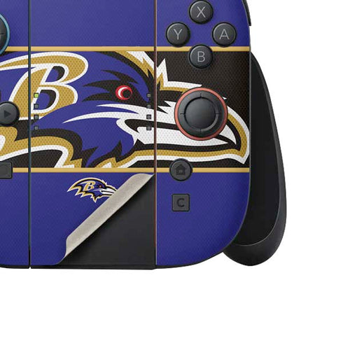NFL Baltimore Ravens Zone Block Nintendo Switch 2 (2025) Joy-Con Controller Skin