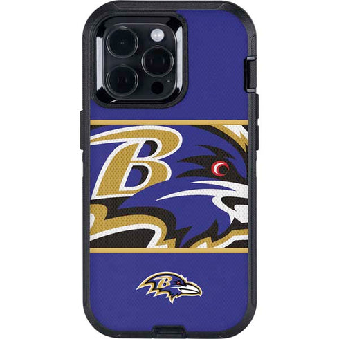 NFL Baltimore Ravens Zone Block Otterbox Defender iPhone Skin