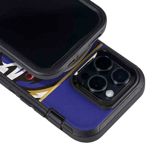 NFL Baltimore Ravens Zone Block Otterbox Defender iPhone Skin