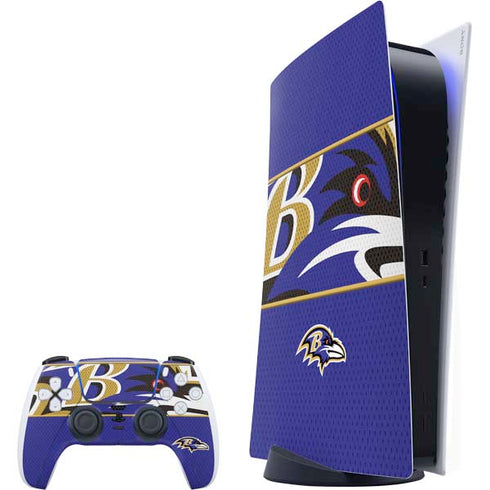 NFL Baltimore Ravens Zone Block PlayStation PS5 Skins