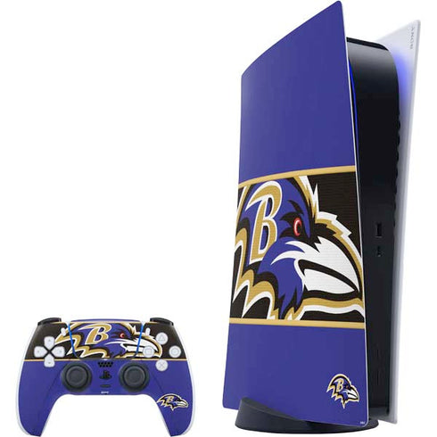 NFL Baltimore Ravens Zone Block PlayStation PS5 Skins