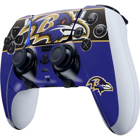 NFL Baltimore Ravens Zone Block PS5 DualSense Edge Pro Controller Skin
