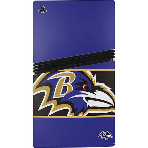 NFL Baltimore Ravens Zone Block PS5 Pro Console Skin