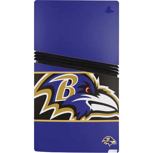 NFL Baltimore Ravens Zone Block PS5 Pro Console Skin