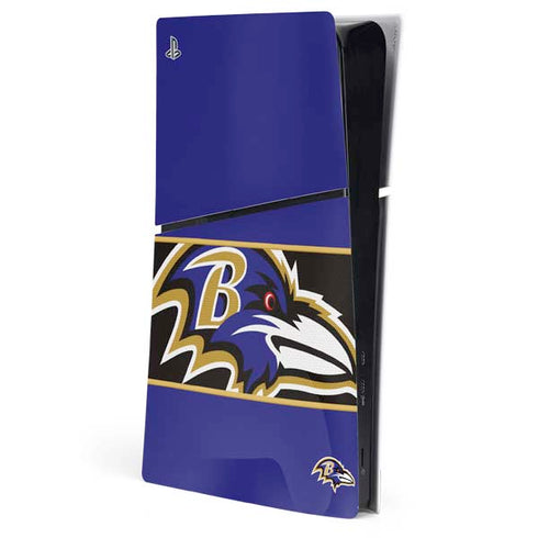 NFL Baltimore Ravens Zone Block PS5 Slim Digital Edition Console Skin