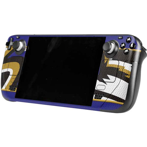 NFL Baltimore Ravens Zone Block Steam Deck Handheld Gaming Computer OLED Skin