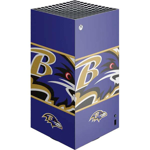 NFL Baltimore Ravens Zone Block Xbox Series X Skins
