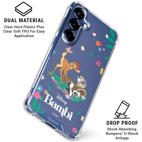 Disney Bambi and Friends Galaxy S25 Clear Case