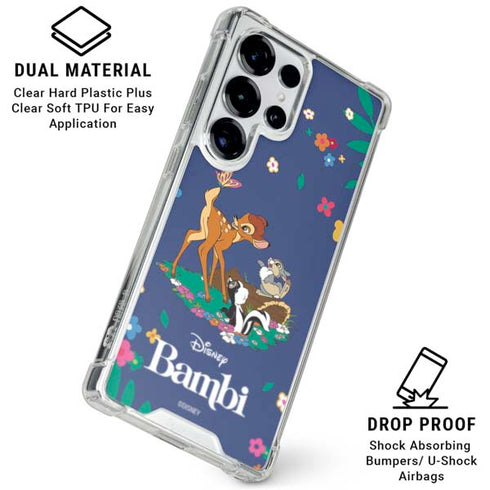Disney Bambi and Friends Galaxy S25 Ultra Clear Case