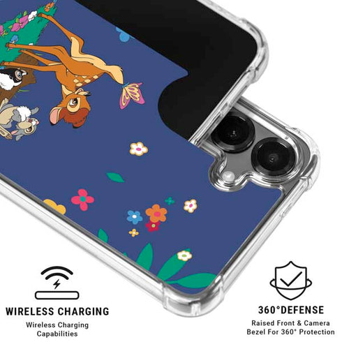 Disney Bambi and Friends Galaxy S26 Clear Case