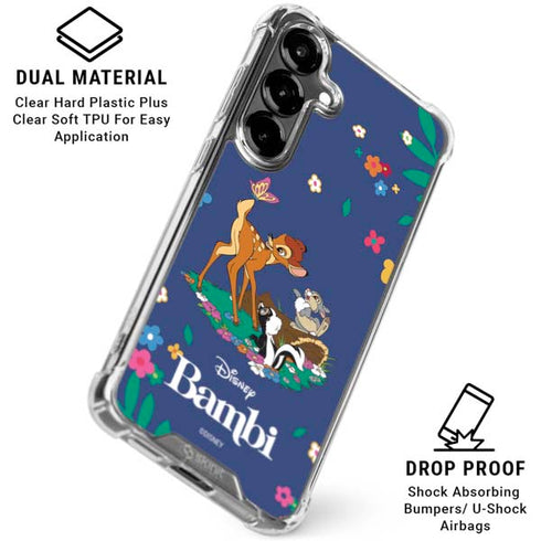 Disney Bambi and Friends Galaxy S26 Clear Case