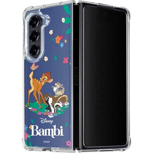 Disney Bambi and Friends Galaxy Z Fold5 5G Clear Case