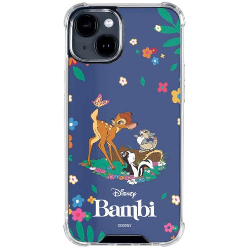 Disney Bambi and Friends iPhone 15 Clear Case