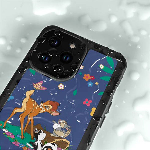 Disney Bambi and Friends iPhone 15 Pro Waterproof Case