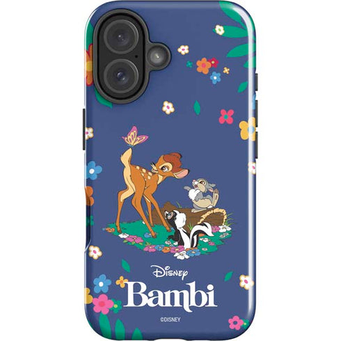 Disney Bambi and Friends iPhone 16 Plus Impact Case