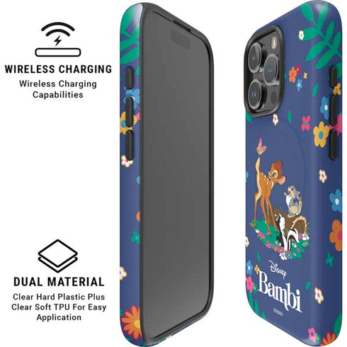 Disney Bambi and Friends iPhone 16 Pro Max Magsafe Impact Case