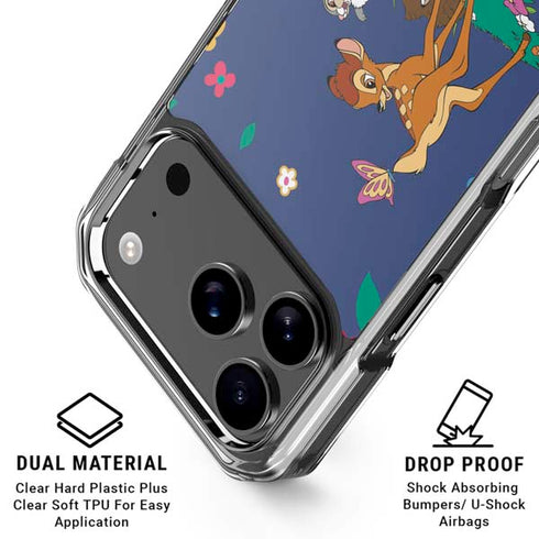 Disney Bambi and Friends iPhone 18 Pro Clear Case