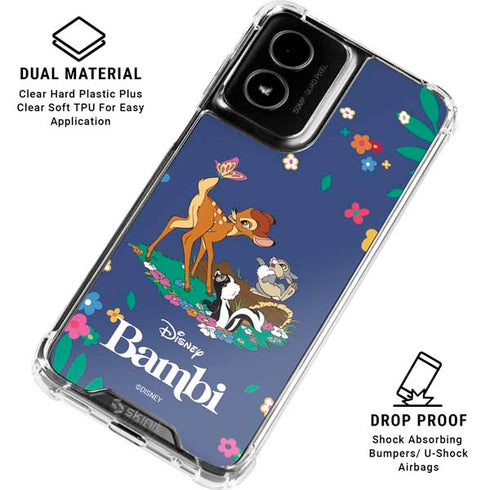 Disney Bambi and Friends Moto G Power 5G (2024) Clear Case