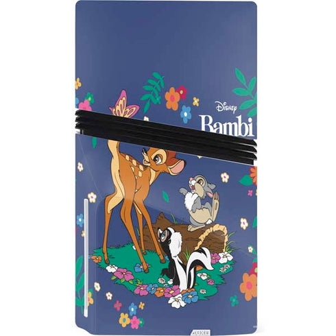 Disney Bambi and Friends PS5 Pro Disk Console Skin
