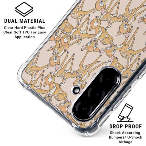 Disney Bambi Character Pattern Galaxy A36 5G Clear Case