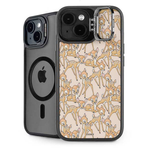 Disney Bambi Character Pattern iPhone 14 Kickstand Case