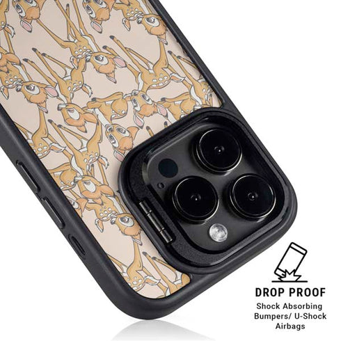 Disney Bambi Character Pattern iPhone 14 Pro Max Kickstand Case