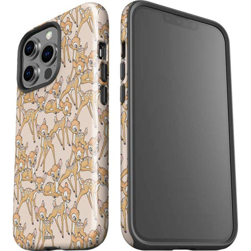 Disney Bambi Character Pattern iPhone 15 Pro Impact Case