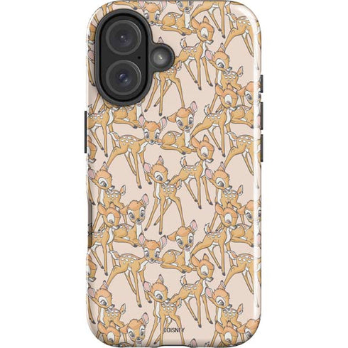 Disney Bambi Character Pattern iPhone 16 Plus Impact Case