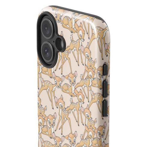 Disney Bambi Character Pattern iPhone 16 Plus Impact Case