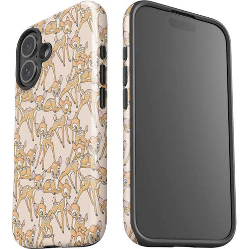 Disney Bambi Character Pattern iPhone 16 Plus Impact Case