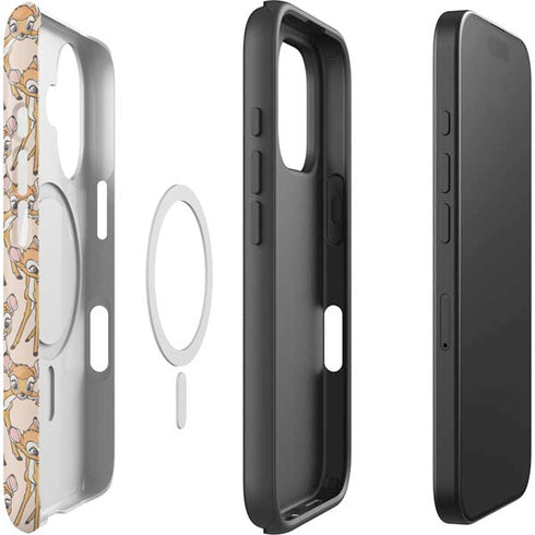 Disney Bambi Character Pattern iPhone 16 Plus Magsafe Impact Case