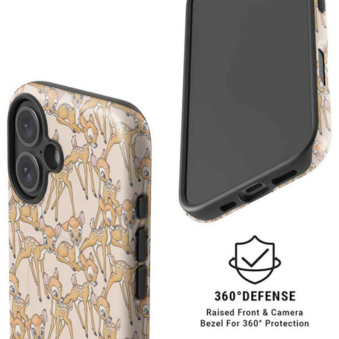 Disney Bambi Character Pattern iPhone 16 Plus Magsafe Impact Case