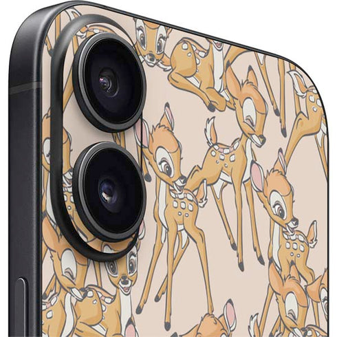 Disney Bambi Character Pattern iPhone 16 Plus Skin