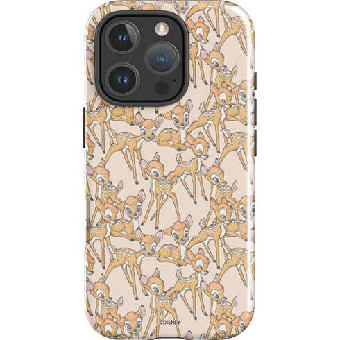 Disney Bambi Character Pattern iPhone 16 Pro Impact Case