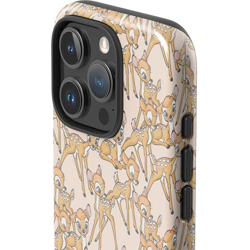 Disney Bambi Character Pattern iPhone 16 Pro Impact Case